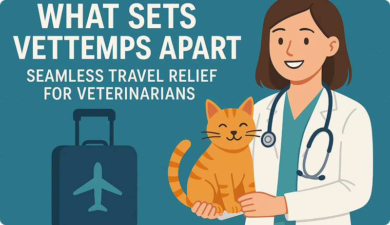 What Sets VetTemps Apart: Seamless Travel Relief for Veterinarians